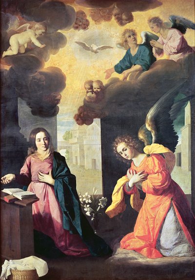 Die Verkündigung von Francisco de Zurbaran